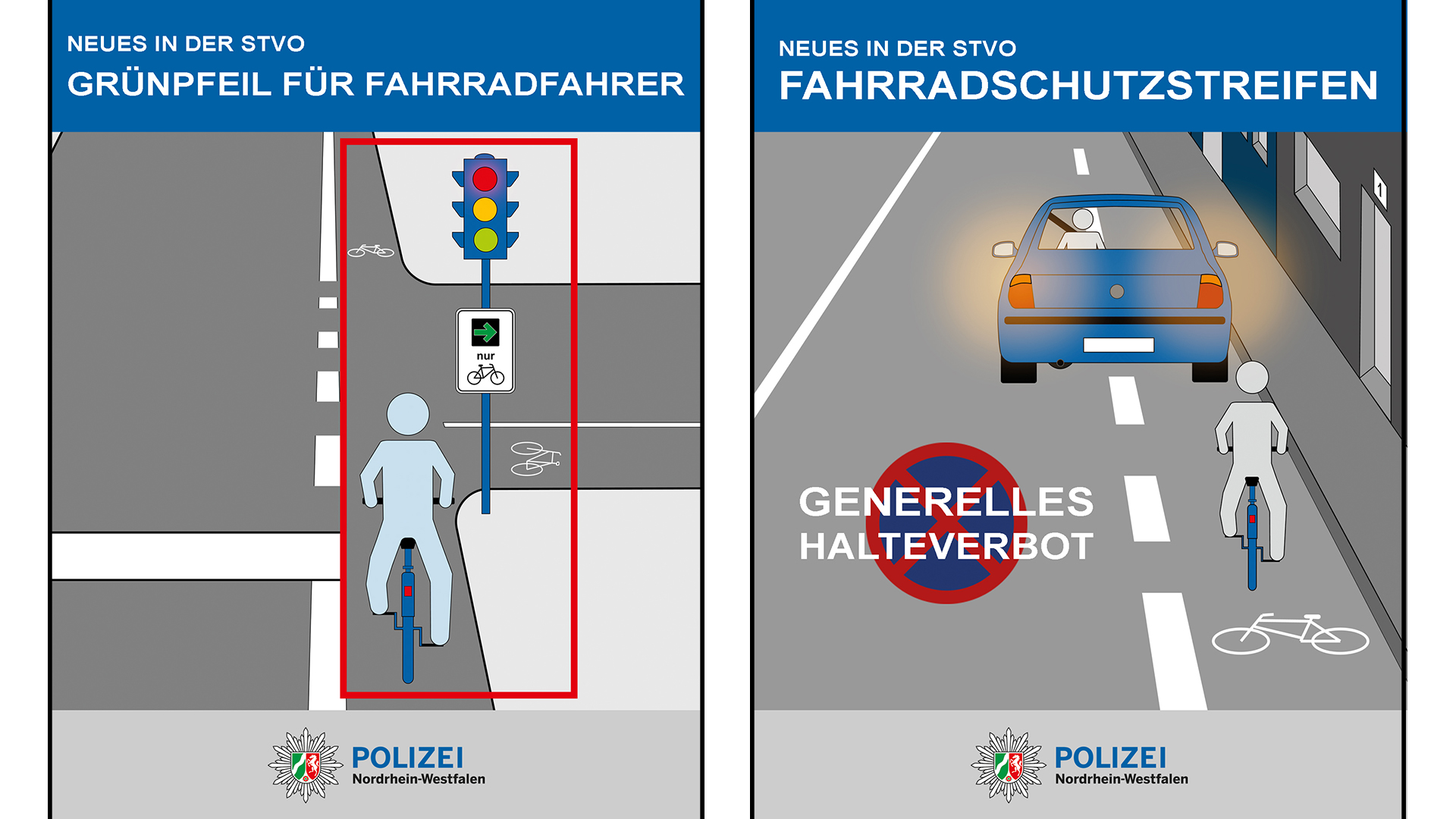 Polizei NRW Köln - Beginn der dunklen Jahreszeit – Für mehr Sicherheit im  Radverkehr Gerade bei inzwischen früh einsetzender Dämmerung ist  funktionierende Beleuchtung und auffällige Kleidung wichtig für die  Sicherheit und Sichtbarkeit