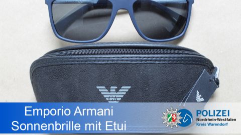 Emporio Armani Sonnenbrille mit Etui