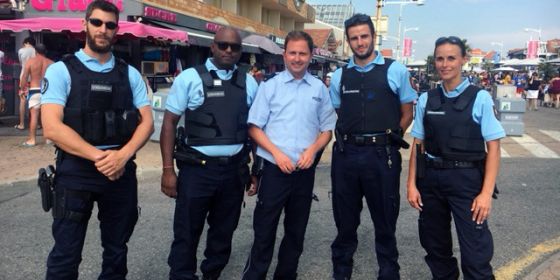 Cédric Sprenger im Polizeieinsatz in Frankreich